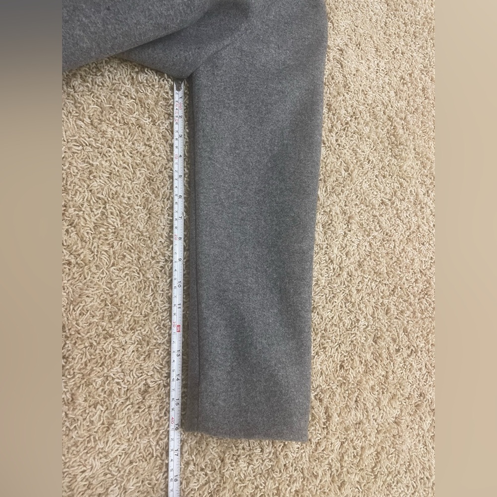 Express Gray Wrap Jacket with Notched Collar - Picture 4 of 7